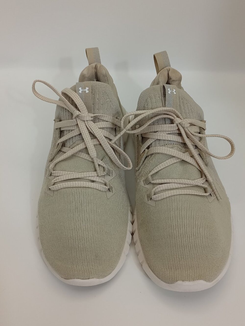 Under Armour HOVR SLK EVO Women's 9.5 Khaki Beige Running Sneakers 3021461-200